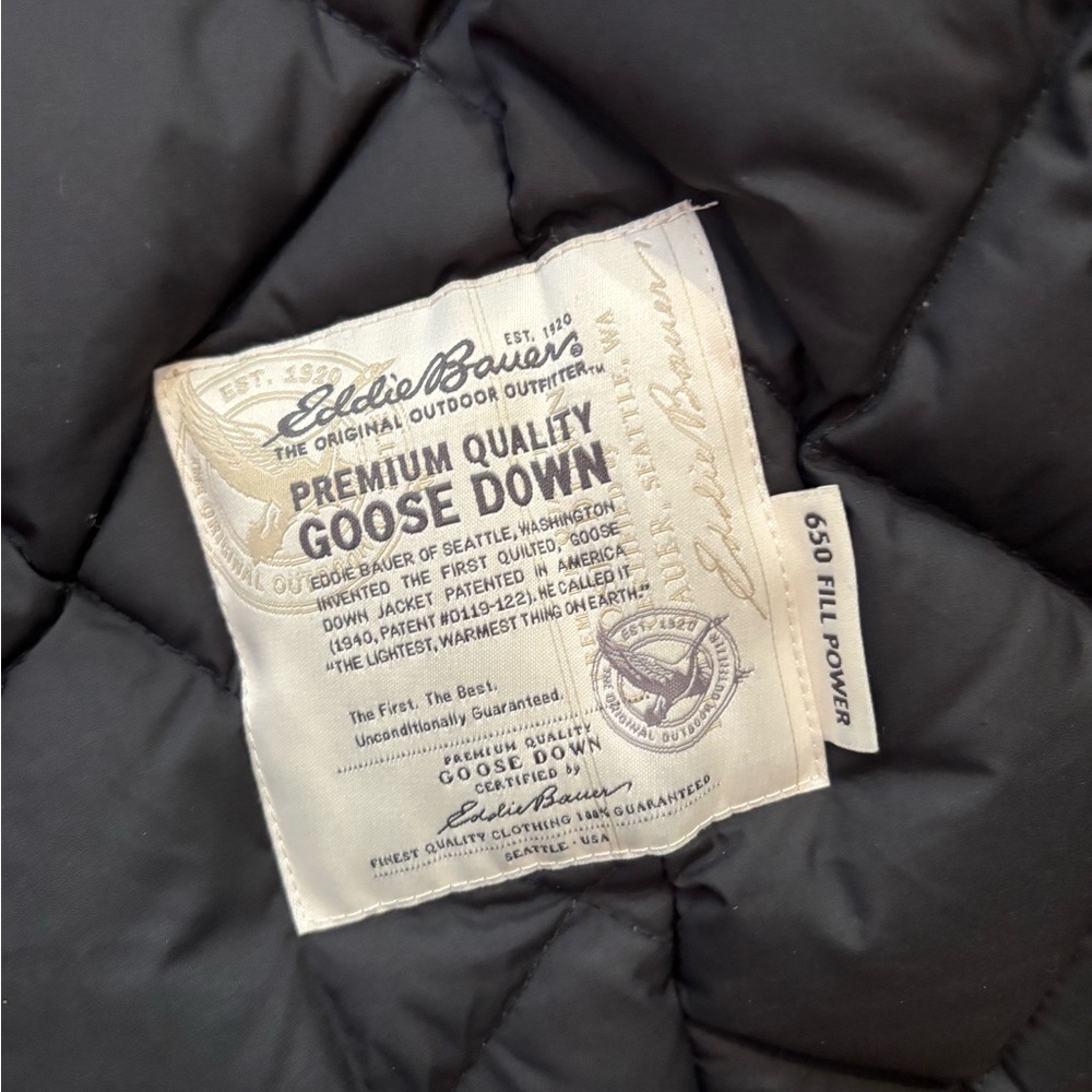 Eddie Bauer weatheredge down parka (black, m) - Picture 3 of 5